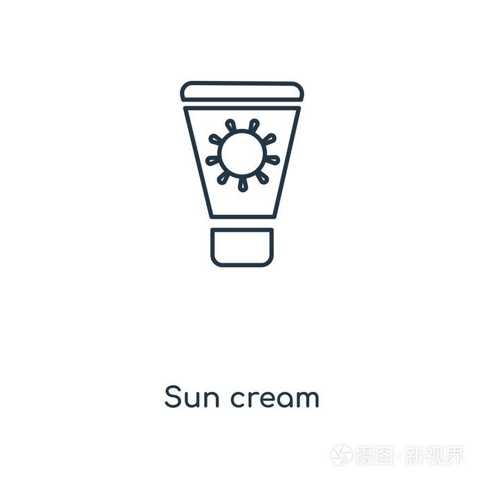 太阳霜矢量图标简单和现代平面符号的网站移动标志应用程序ui.