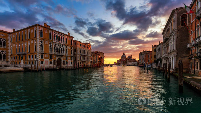 威尼斯是欧洲一个受欢迎的旅游目的地. 意大利威尼斯.