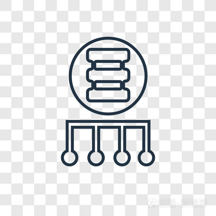 服务器矢量图标简单现代平面符号为网站,移动,标志,应用程序,ui.