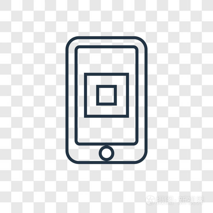智能手机矢量图标简单和现代平面符号的网站,移动,标志,应用程序,ui.