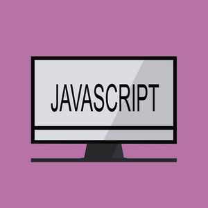 显示javascript的文本符号。 概念照片计算机编程语言，用于创建交互效果。