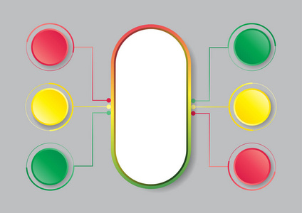 抽象信息图形选项模板。 矢量图。 可用于工作流布局图业务步骤选项横幅网页设计。 业务数据可视化。 流程图。