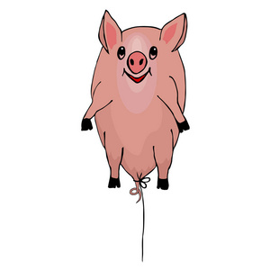 2019年猪飞气球标志