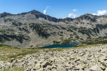 保加利亚皮林山达戈托湖全景