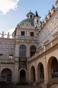克拉西钦波兰。 这座城堡被许多波兰国王参观。 克拉斯基宫