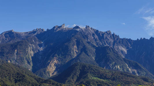 基纳巴鲁山景观，形成梦幻世界度假村，昆达桑，沙巴，婆罗洲