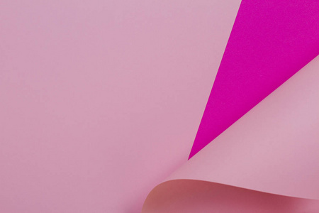 抽象几何形状粉红色紫色彩色纸张背景