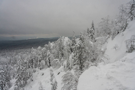 s active holiday in a hike. Christmas walks in nature.