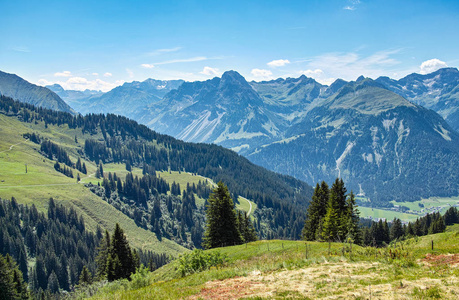 阿尔卑斯山奥地利欧洲景观
