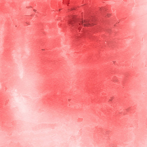 红色水彩颜料纹理抽象背景