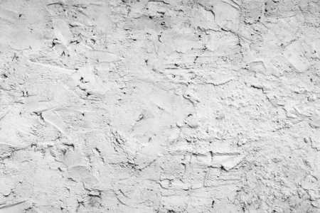 旧粗糙的白色混凝土墙背景
