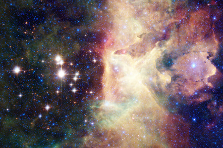 令人敬畏的星云。 宇宙中数十亿个星系。 由美国宇航局提供的这幅图像的元素