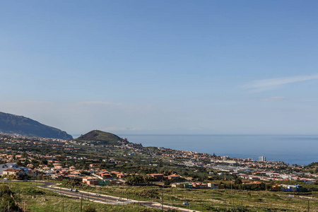 西班牙特内里费岛一部分的景观