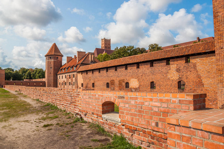 波兰马尔博克的Teutonic城堡