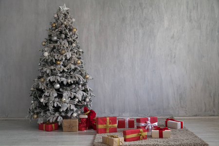 圣诞室内装饰礼物新年树
