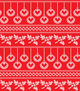 冬季节日圣诞针织毛织品2018