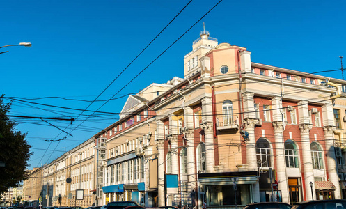 俄罗斯沃罗涅日市中心的历史建筑