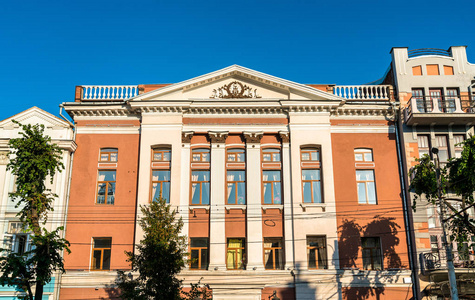 俄罗斯沃罗涅日市中心的历史建筑