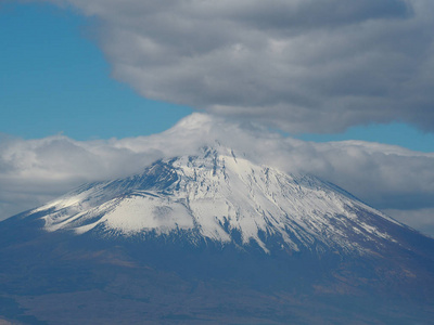 富士山从高视角。