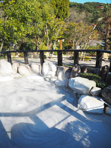 日本北浦的温泉。