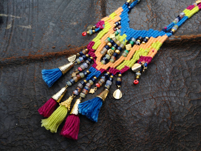 s Handmade Beaded necklace