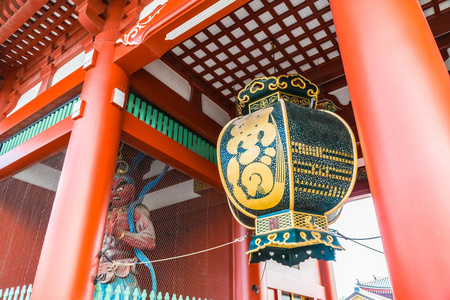 美丽的建筑大厦森寺庙是日本大阪地区著名的参观地点