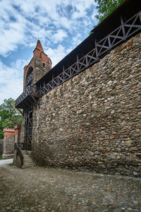 波兰帕茨考的中世纪防御工事和城门