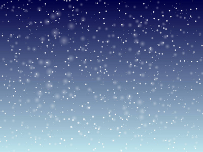 降雪背景。 带有雪花的矢量插图。 冬天下雪的天空。 每股收益10。