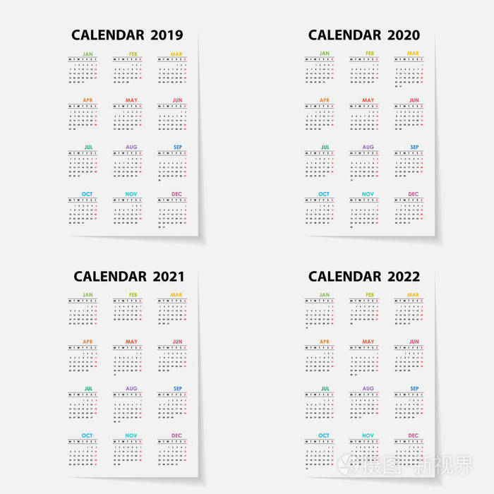 2021和2022图片,2020.2021图片 日历2019,2020,2021和2022日历模板.日历设计.