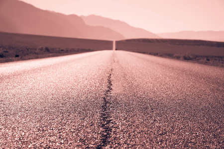 加州死亡谷国家公园孤独之路图片