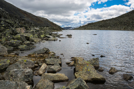 挪威国家公园Jotunheimen的景观