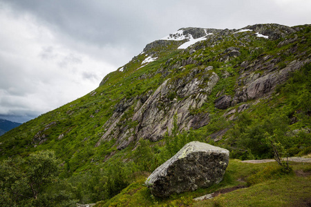 美丽的夏季景观，Folgeonna国家公园挪威
