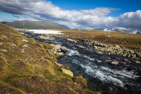 挪威国家公园Jotunheimen的景观