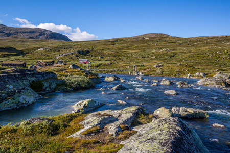 挪威国家公园Jotunheimen的景观