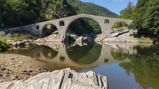 s Bridge, Arda river and Rhodopes mountain, Kardzhali Region, Bu