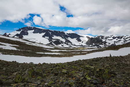 挪威国家公园Jotunheimen的景观