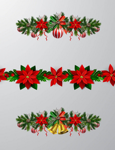 圣诞树分支装饰