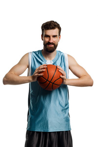 篮球运动员的肖像