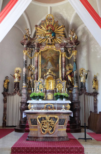 德国丹肯多夫圣劳伦斯教堂的主祭坛