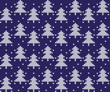 冬季节日圣诞针织图案羊毛针织