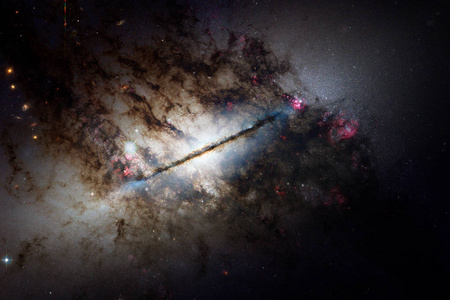 星际迷航星尘和星云在无尽美丽的宇宙中。这幅图像的元素由美国宇航局提供。