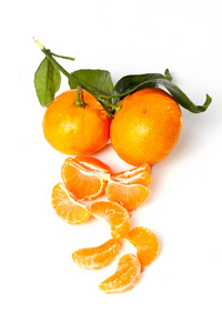  mandarin, tangerine isolated, c vitamin.