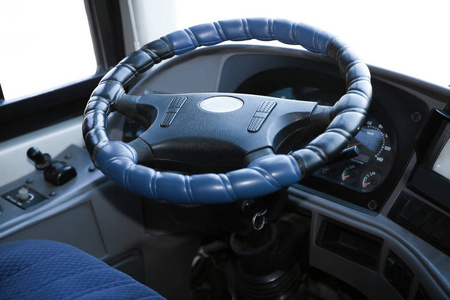 s cab in modern bus