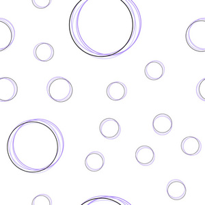浅紫色矢量无缝背景与点。 美丽的彩色插图与模糊的圆圈在自然风格。 名片网站模板。