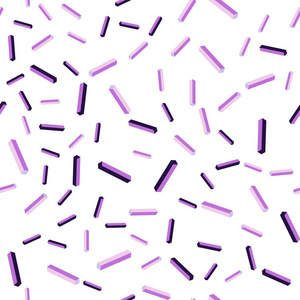 浅紫色矢量无缝等距图案与锋利的线条。 闪耀的彩色插图与锋利的条纹。 纺织品壁纸设计。