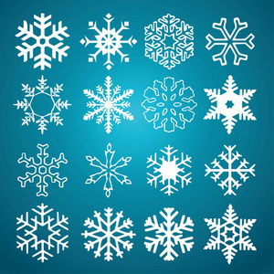 圣诞节霜平孤立的剪影符号雪山峰和冬季云线图标轮廓矢量符号线性