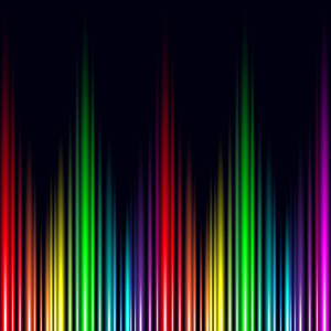 五颜六色的抽象灯作为背景