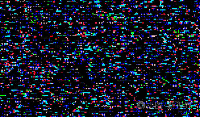 测试电视屏幕数字 vhs 背景.错误的