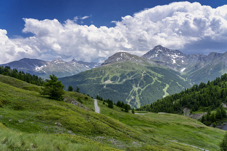 Assietta and Colle delle Finestre, Turin, Piedmont, italy, at su