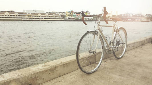 复古旅游自行车在曼谷泰国